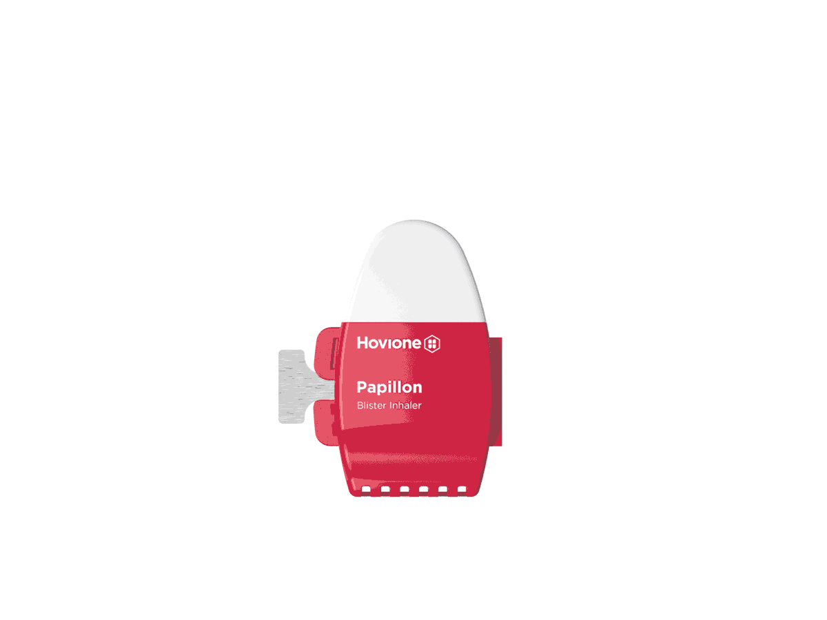 Papillon device DPI inhaler | Hovione