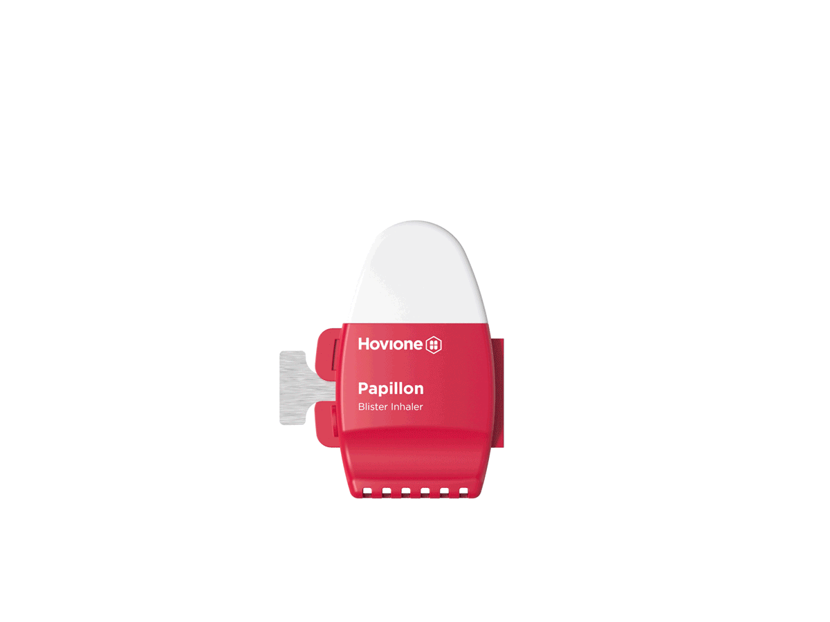 Papillon device DPI inhaler | Hovione