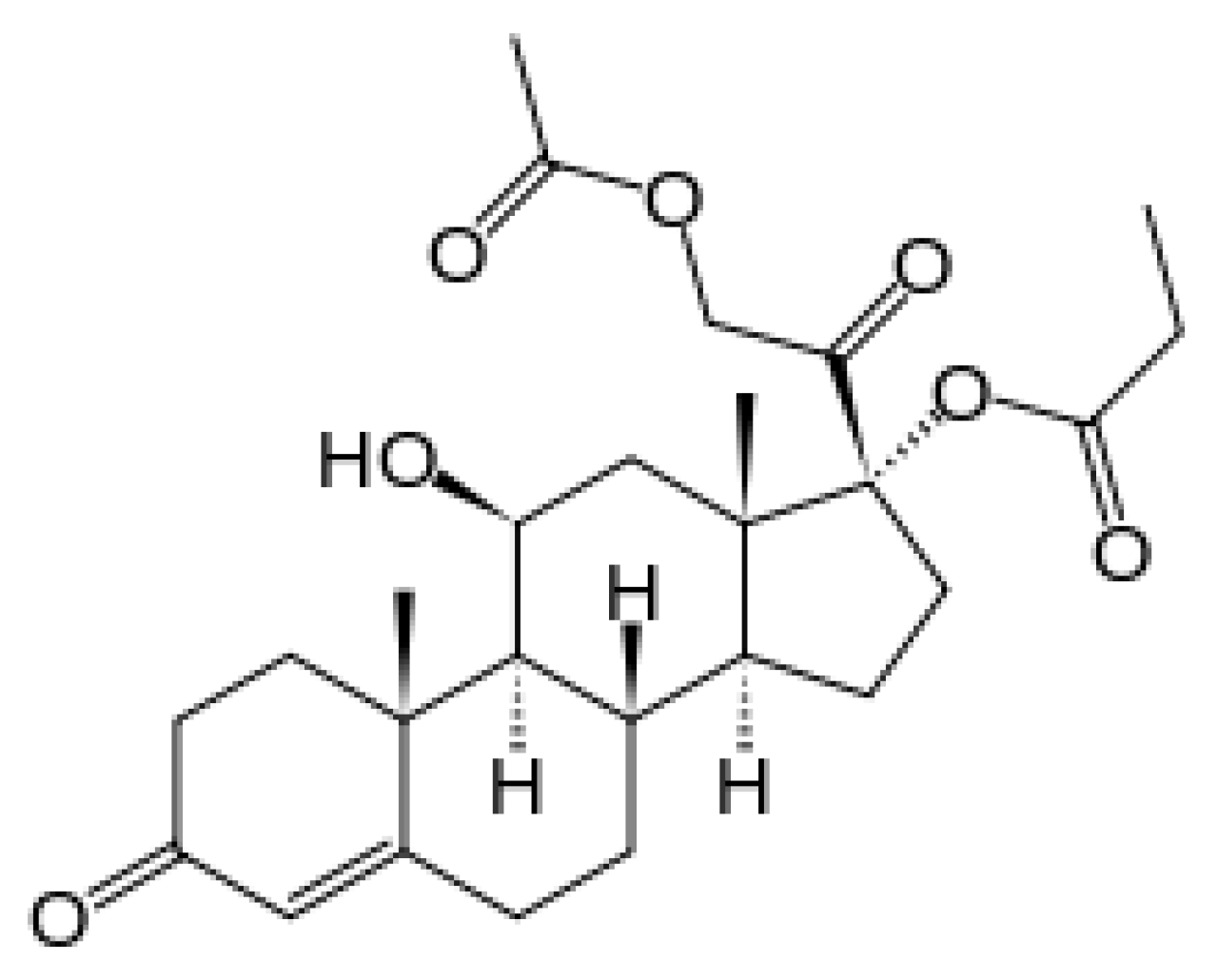 hydrocortisone-aceponate-chemical-structure